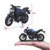 Diecast Model Cars Maisto 1 18 Yamaha MT-07 2018本物のオートバイ静的モデルダイキャストカーコレクティブルギフトおもちゃジュゲートおもちゃカー