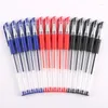 5/10/15 PCS 0.5mm Gel Pen Set Full Needle Tube Black Blue Red Color Pens For Writing Stationery School Office Supplies