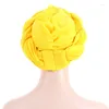 Roupas étnicas Africano Headwear Chapéus para Mulheres Pré-Amarrado Designer África Trança Chapéu Auto Gele Turbante Lenço Muçulmano Hijabs Wrap Cap