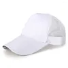 Ballkappen 2024 Sommer Atmungsaktive Mesh Cap Sonne Mode Allgleiches Baseball Für Männer Outdoor Camping Wandern Hip Hop Hüte Drop