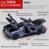 1 32 McLaren Senna legering sportwagenmodel gegoten metalen voertuigen Premium Simulator Geluid en licht collecties Kindergeschenken Jongens 240219