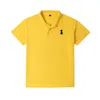 Men's Polos Top Grade Quick Drying Cotton Brand Polo Shirt Broderies Men Summer Short Sleeve Plain Stripped Casual Fashions Clothes 7331