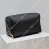 Gaby Vanity Case in Quilded Designer Torba Crossbody Lady Luksusowa torebka na ramię Oryginalna skórzana torba kosmetyczna Kobiet Meke Up torebki krzyżowe torba na body