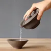 Teaware Sets Japanese Ceramic Teacup Tea Set Portable Travel 1 Pot 2 Cups Home Office Water Mug Vintage Gaiwan Drinkware