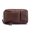 Fanny Pack for Men Waists Bag Leather Travel Pouch Packs Hidden Wallet Passport Money Waist Belt Bag246y