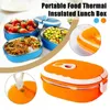 Dinnerware 1/2PCS Lunch Box Case Stylish Insulated Convenient Durable Versatile Thermal Container For Travel
