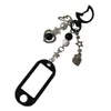 Keychains Dainty Beaded Keyring Star/Moon Pendant Keychain Stylish Lanyard Key Chains Multi-Functional Bags Accessories