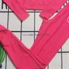 Womens Tracksuits Designer Yoga Suit Letter Print Tops Sport Leggings Zipper Long Sleeve Sweatshirt Two Colors