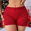 Calcinha feminina mulher boxer roupa interior algodão boyshort segurança sem costura pele-amigável meados cintura estiramento shorts respirável esporte cuecas