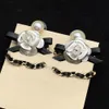 Designer Studs Pearl Diamond Earrings Brand Letter Flower Earring High-end 925 Silver Copper Earring Fashion Women Wedding Jewelry Birthday Gift