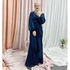 Ethnic Clothing Ramadan Muslim Dresses Eid Mubarak Kaftan Dubai Abaya Turkey Fashion Hijab Dress Islamic Maxi For Women Vestidos