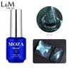 Moza bukalemun kedi göz jel cilası yansıtıcı lazer flaş magneti oje uv led glitter kedi gözleri jel cila 8ml 240222