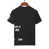 Designer Mens TShirt T-shirt Slim Fit manches courtes coton respirant Tee Top Designer luxe lettres imprimer chemises printemps été High Street Casual vêtements pour hommes SHOP