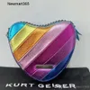 Atacado bolsa de cabeça de águia reino unido Kurt Geiger bolsa crossbody de um ombro combinação arco-íris couro de alta aparência