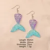 Dangle Earrings Fairytale Style Eco-friendly Resin Material Mermaid For Women