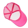 Cappellini da baseball Primavera ed estate Flamingo Neonate Cappelli a rete Berretto da baseball rosso rosa per bambini adulti