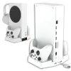 Leverans 2022 Kylfläktbas för Xbox Series Controller Charging Dock GamePad Storage Stand hörlurarfästet för Xbox -serien