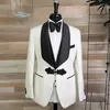 Abiti da uomo Floreale Prom Wedding For Men 2024 Custom Made Groomsmen Sposo Smoking Costume di moda maschile (Giacca Pantaloni Gilet)