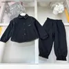 Nowe dresy dla dzieci dwustronne użycie dla niemowląt swobodnego garnituru 100-160 Pełny wydruk liter z długim rękawem koszula i spodnie 24feb20