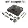 Cases New For N64 Retro Video Game Console Replacement Plastic Housing Shell Transparent Case for Nintendo 64 Protector Accessories