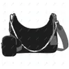 5A Vintage 3 -częściowa nylonowa torba Kobiety Fashion Classic torebka Eternal Hobo Torby Projektant torebki Lady Torebka Crossbody Tote 2464