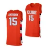 NCAA Custom S-6XL Syracuse Orange College Basketb all 3 Judah Mintz Jerseys Maliq Brown JJ Starling Chris Bell Quadir Copeland Benny Williams Justin Taylor Ruffin