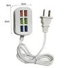 USB Power Strip Multifunctional Quick Charging Plug Play 6 Ports USB Mini Extension Socket HUB Splitter for Office