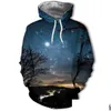 Herrtröjor tröjor Men039s Moletom capuz Space Galaxy 3D Roupas de Marca Mascina E Feminina Impresso Jaqueta Esportiva1 Otjap