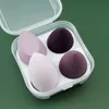 4Pcs Makeup Sponge Blender Foundation Powder Wet and Dry Beauty Sponge Cosmetic Puff Bevel Cut Make Up Tool maquillage femme Mak 240220