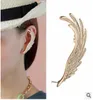 Selling 1PC Fashion Unique Vintage Peacock Feather Ear Cuff Clip Earrings for Women Ladies Jewelry6274245