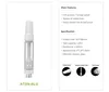 Valedna empty vaper device Hot Selling Disposable Vaper Pen E-Cigar Empty Cartridge Pod Hhc Thick Oil Atomzier Device AT09-A