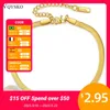 Braccialetti con ciondoli VQYSKO Cavigliera alla moda con catena a serpente Bracciale sottile Semplice braccialetto color oro fine o regali alla caviglia per lei