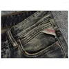 Men's Jeans 2024 Spring And Autumn Classic Fashion Retro Elastic Casual Comfort Large Size High-Quality Small Foot Pants