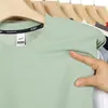 T Shirts Erkekler Büyük Kaliteli Sokak Giyim Kısa kollu Tee Waffle O-Beeck Katı Temel Üstler Boş Kadın Unisex Sade Gömlek 240220