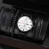 BEIMAI OEM RELISÃO HOT VENDIMENTO Business PU Leather Mens Watch Set