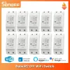 Kontroll Sonoff Basic R2 10A WiFi DIY Smart Switch Remote Controller Smart Home Light On/Off Module Work med Ewelink Alexa Google Home