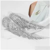 Pins Brooches Pins Brooches Rhinestone Crystal Angel Wings Brooch Suit Female High-End Niche Design Pin Glitter Feather Collar Fashio Dhbpl