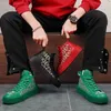 Oryginalne buty deskorolki o wysokiej topie 2024 Trend Red Sneakers Men Lightweight Platform