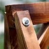 Mobili da campeggio Doppia sedia sospesa in legno Sedia a dondolo minimalista da giardino Altalena per esterni Amaca Chaise Suspendu Decorazione