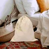 Laundry Bags Canvas Bag Travel Storage Drawstring Large Dustproof Clothing Pouch Dirty Clothes Holder