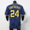 Baseball Jersey Yelich Jackson Chourio Willy Adames Brice Turang Jeferson Quero Garrett Mitchell Joey Ortiz William Contreras Yount Jones Sanchez Misiorowski