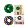 Dekoracyjne kwiaty st. Patrick's Day Wreath Walling Ornament Decoration Front Door for Wedding Festival Garden Farmhouse