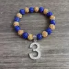 ストランド10mmクリスタルディスコビーズ1922年ギリシャ語番号＃0〜10 SORORITY CHARM SGR BRACELETギフト