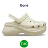 Мужские шлепанцы дизайнерские сандалии Classic Crush Clogs Bae Platform Sandal black Bone white Dusty Olive Candy Pink Red Cantaloupe женские шлепанцы мужские повседневные тапочки