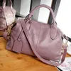 Echt rundleer Dames Dames Echt lederen handtas Schoudertas Hoge kwaliteit Designer Boston Crossbody Tas Totes1211i