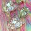 Boucles d'oreilles bijoux acrylique strass coeur de pêche pour les femmes mode corée charme mignon esthétique cadeau 299B