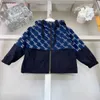 New baby jackets Double sided use child Sunscreen clothing Size 100-160 Splicing design kids Hooded coat boys girls Outerwear 24Feb20