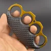 Klämma anti-slip Metal Four Finger Tiger Knuckle Dusters Self-Defense EDC Armband Tool