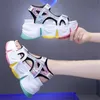 Sandalen Zomer Dames Dikke Knop Ontwerp Snoep Kleur Platform Sleehak Sandalen Comfortabel Meisje Dikke Zool Strand Casual Schoenen J240224