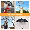 Şemsiye Dantel Şemsiye Demir Tutar Gelinlik Prenses Po Prop Dekoratif Çocuk Vintage